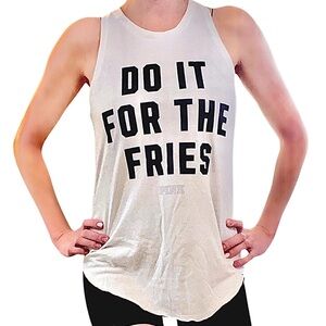 VICTORIA’S SECRET‎ PINK ‘Do It For The Fries’ Racerback Tank